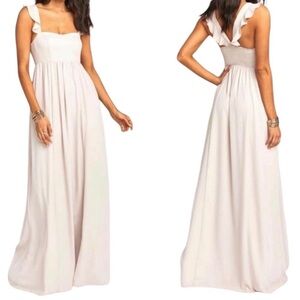 Show me Your MuMu Weddings Large June Maxi Sleeveless Dress NWT Y3